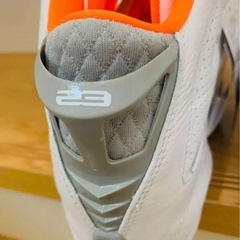 エアージョーダンB'LOYAL "WhiteOrange Wolf Grey 26.5センチの画像