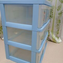 3段衣装ケース、の画像