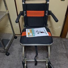 非対面取引　介助用車椅子　折りたたみ式車いすの画像