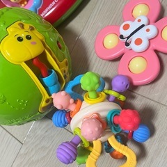まわしてくるくるサウンド他おもちゃセットの画像