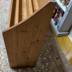木製　モンテッソーリ　絵本棚　の画像