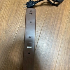 エレコム　延長コード　ELECOM製　個別スイッチ付　雷ガードタップ　OAタップ 6個口 1.0m ブラウンの画像