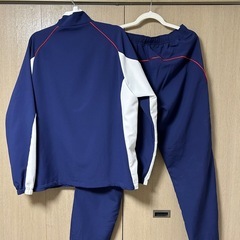 arena アリーナ ジャージ 上下セット ネイビー レッド ホワイトの画像