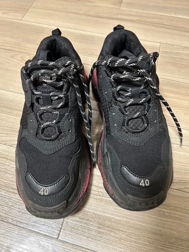 BALENCIAGA Triple S トリプルS スニーカー ブラック 40