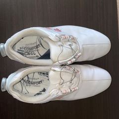 FootJoy ゴルフシューズ ホワイト/ピンクの画像