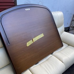 ②シモンズ ベッド　セミダブル、一体型　used 千葉県館山市直接渡しのみ(応相談)。倉庫保管。の画像