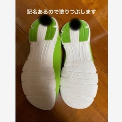 内ばき　スニーカー　21.0cm   美品の画像