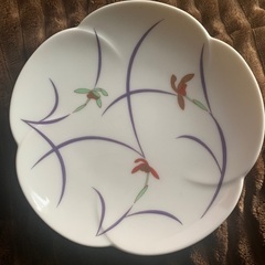 香蘭社　オーキッドレース　和皿の画像