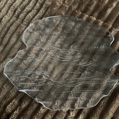 ガラスの紅白プレートの画像