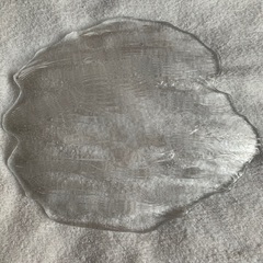 ガラスの紅白プレートの画像