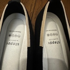 アンフィーロ　撥水＆洗えるニットシューズ” スクエア ニットパンプスの画像