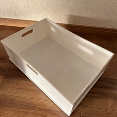 ニトリ　Nインボックス　横型ハーフ　1つ　ホワイトの画像