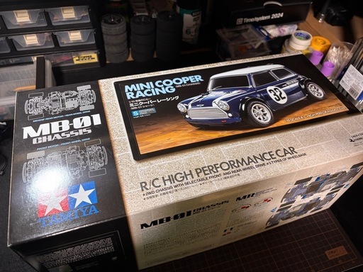 ラジコン TAMIYA MINI COOPER RACING MB-01