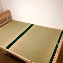 🛏️セミダブルベッドフレーム(マットレス無)の画像