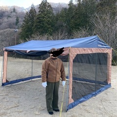 タープ BUNDOK バンドック　スクリーンタープ の画像