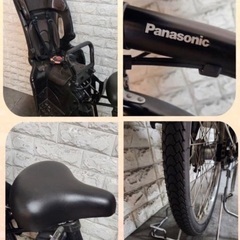 🌸美品🌸室内保管🌸パナソニック 電動自転車 ギュット 子供乗せ  🌈新基準🌈b37の画像