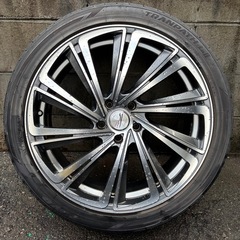 BADX タービンRE 20インチ 8J+38 PCD114.3 20アルファード使用の画像