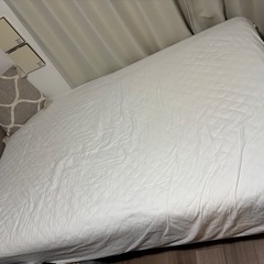無印セミダブルベッドの画像
