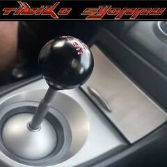 アルミ　シフトノブ 6速　シフトヘッド　M10x1.5　ブラック　フィット　シビック　インテグラ　S2000　未使用　新品　社外品の画像