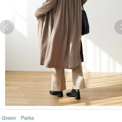 ノーカラースウェード調切り替えコート　チャコールグレーの画像