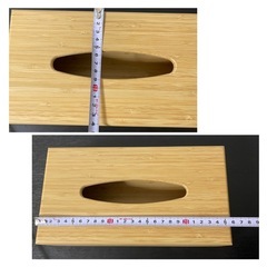 ティッシュケース⭐︎バンブーティッシュボックスの画像