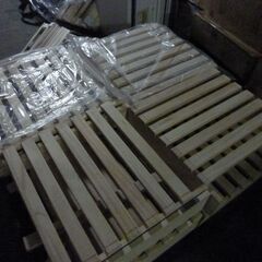 第1222回スノコ　ボックスすのこ　すのこ　取り放題　未使用　ベッド　ＤＩＹ素材　木材　エラー品　リフォームの画像