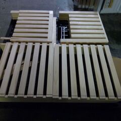 第1222回スノコ　ボックスすのこ　すのこ　取り放題　未使用　ベッド　ＤＩＹ素材　木材　エラー品　リフォームの画像