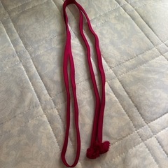 帯締め　金色銀色 赤 紐　ロープの画像