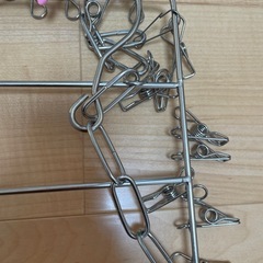 洗濯ピンチ　ステンレスの画像