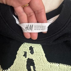 おばけ　スパンコール　トレーナー　110〜120
の画像