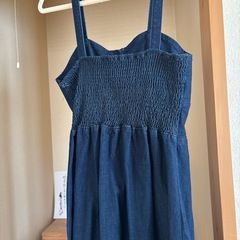 デニムジャンパースカートの画像