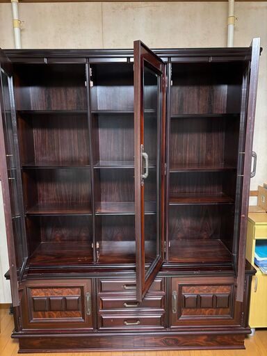 戸棚　中古品　アンティーク アンティーク書棚お譲りします (sakusaku55) 水戸の家具の中古あげます