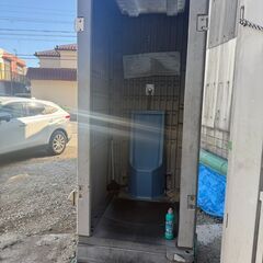 小便用簡易水栓トイレ　中古品　1基の画像