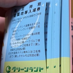 リフト券　入浴券の画像