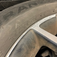 トヨタ純正 80系ノアヴォクシー純正アルミホイール 16インチ ブラポリ BS 205/60R16 4本　の画像