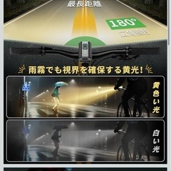 自転車　ライト　未使用品の画像