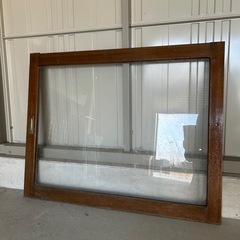 古民家　ガラス戸２枚の画像