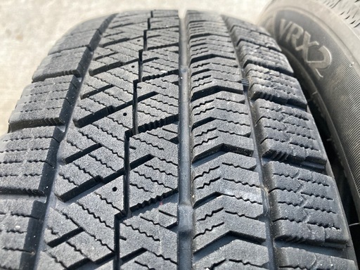 BS VRX2 155/65R14 4本 8分山 バリ山 軽自動車に