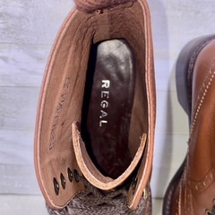 REGAL リーガル ウィングチップ レースアップブーツ 23cmの画像