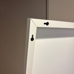 姿見鏡、ミラー、白、全身鏡の画像