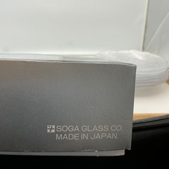 デザート皿6枚セット　曽我ガラス　SOGA GLASS Made in Japan  　の画像