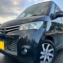 月々9千円〜分割払い可❗️ 車検2年付き！【名義変更代込み】大人気☆日産 ルークスハイウェイスター☆社外オーディオ付き☆電動スライドドア☆ドラレコ付き☆スマートキー☆フルオートエアコン☆純正アルミ☆事故修復歴無し☆そのまま乗って帰れます❗️の画像