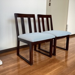 ダイニングチェア二脚セット【町田市再生家具】　252448の画像