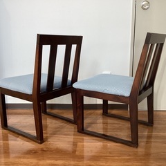 ダイニングチェア二脚セット【町田市再生家具】　252448の画像