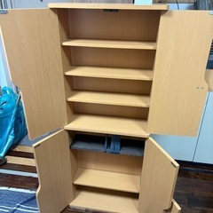 スリム収納棚　485x200x1200mmの画像