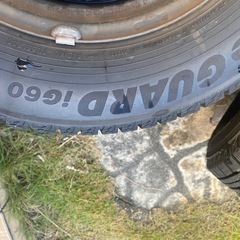 スタッドレス　スチールホイールセット4本　155R80/13の画像