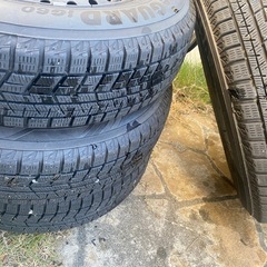 スタッドレス　スチールホイールセット4本　155R80/13の画像