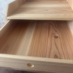 無垢材ランドセルラック の画像