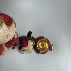 サンタクロース キャンドルホルダー クリスマス　高さ22cmの画像