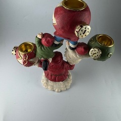 サンタクロース キャンドルホルダー クリスマス　高さ22cmの画像